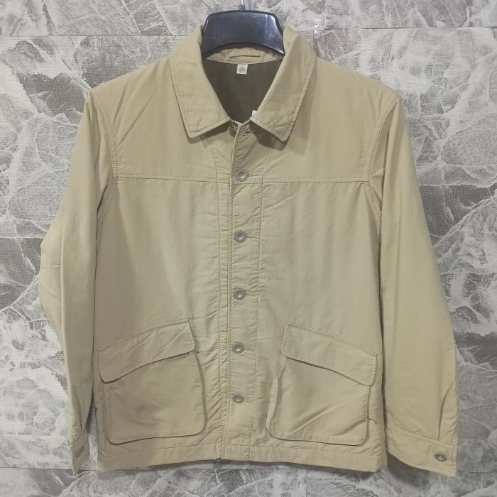 jaket pria UNIQLO outer polos Sz L model parka