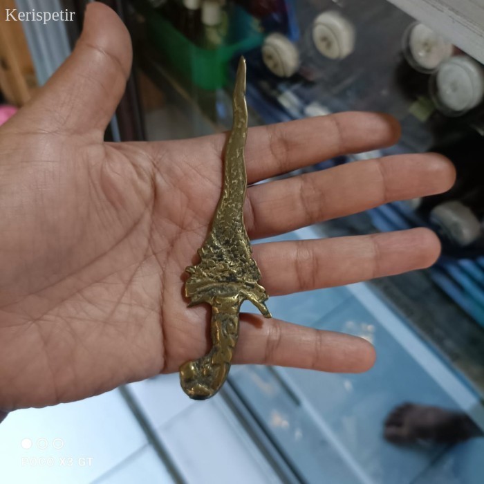 

keris pandhawa naga full kuningan bkn megantoro sengkelat kamarogan murah antik