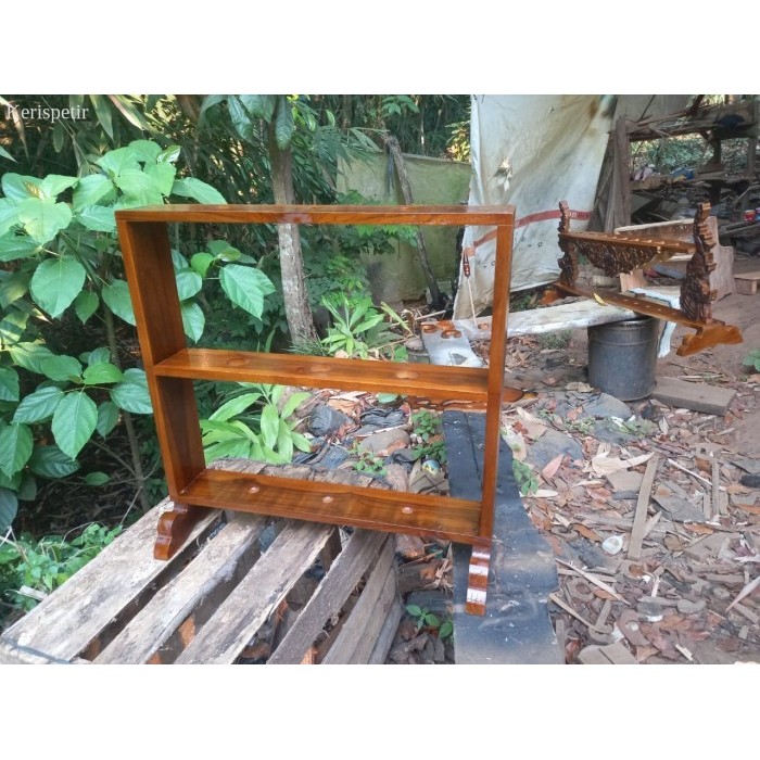 

jagrak keris 5 finishing bkn megantoro sengkelat kamarogan - finishing murah antik