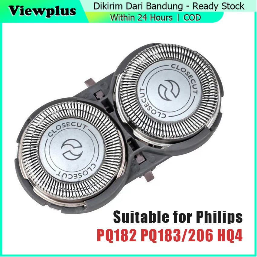 Philips Mata Pisau Shaver PQ206  2Pcs - Refill Shaver PQ206 Mata Pisau Cukur Philips PQ206 Blade HQ4