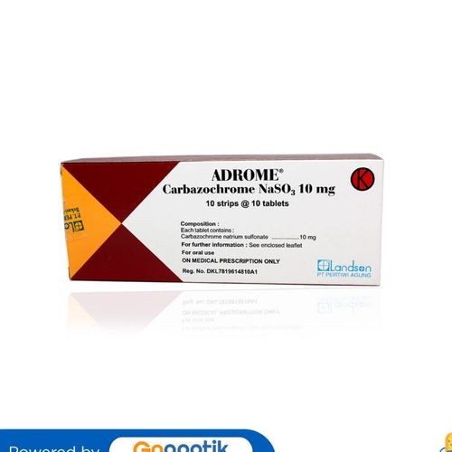 Adrome 10 Mg Box 100 Tablet