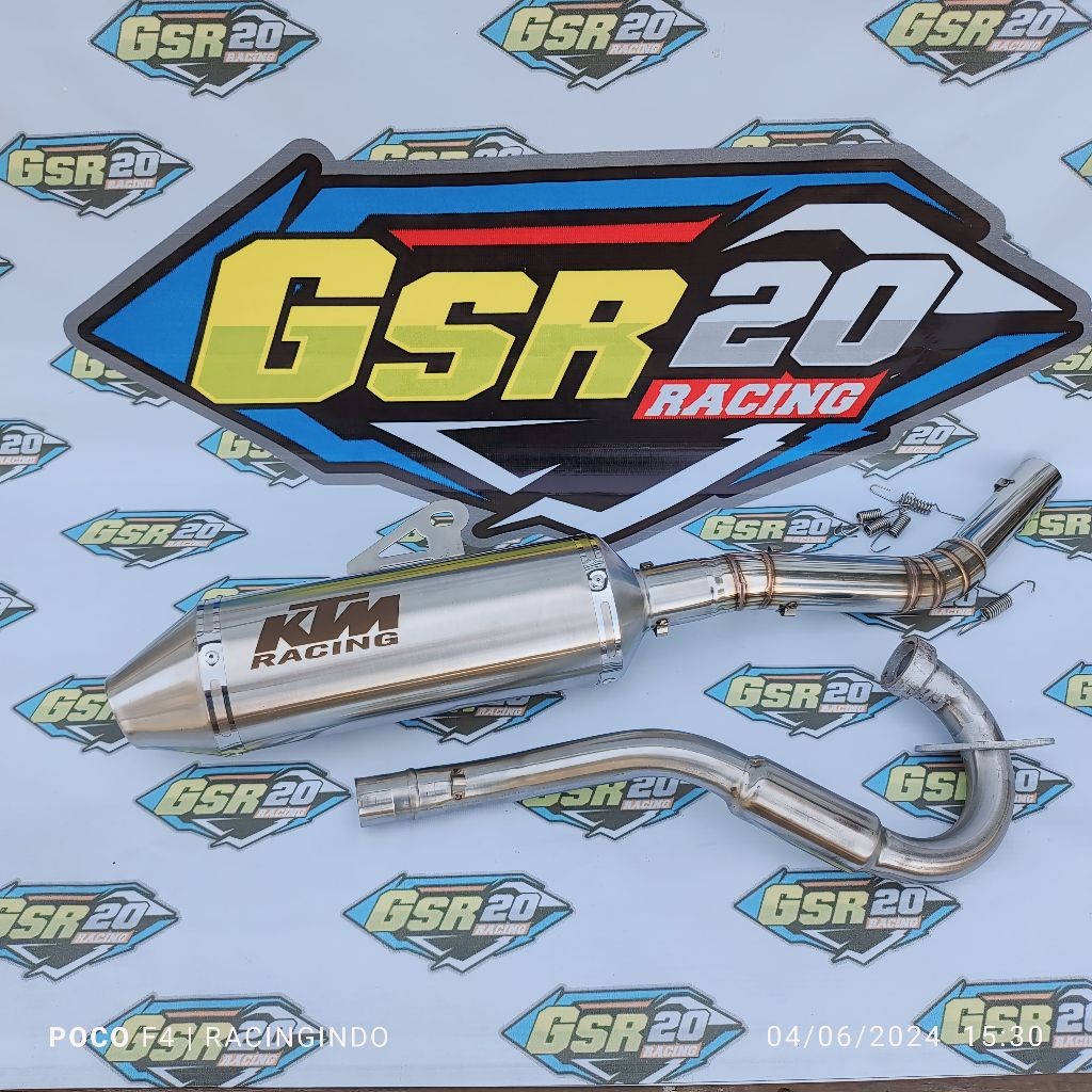 

A10 Ktm racing Exhaust 1 set/ Fulsystem dtm xre ksr xr 150 crf 150 klx d tracker wr 155 Etc