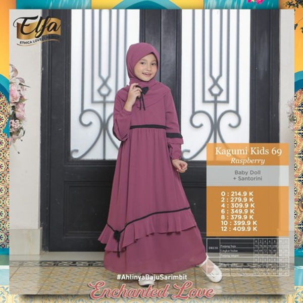 ETHICA KAGUMI  GAMIS KIDS 69 RASPBERRY (10)