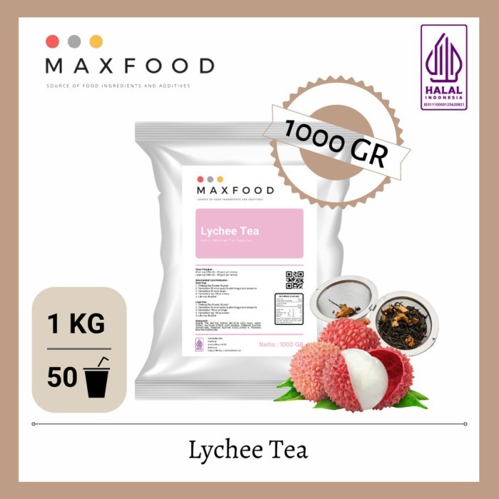

Bubuk Minuman Lychee Tea Instant / Minuman Instan Teh Lychee (1kg)