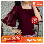 RW BLUS BROKAT MUTIARA KALUNG/ATASAN KEBAYA PESTA BATAK/BAJU GEREJA PETAK