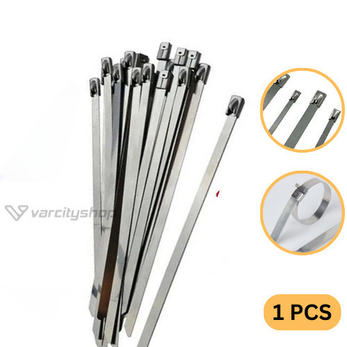 

[SATUAN=1pc] Stainless Cable Ties Kabel Tis Stainless Tali Pengikat Knalpot Klem
