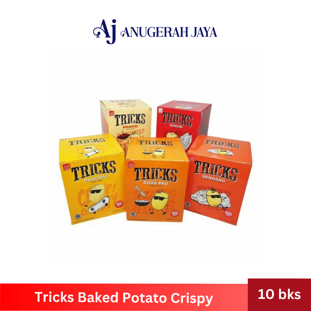 

TRICKS baked potato crisp (1 box = 10pcs @ 18g) trick