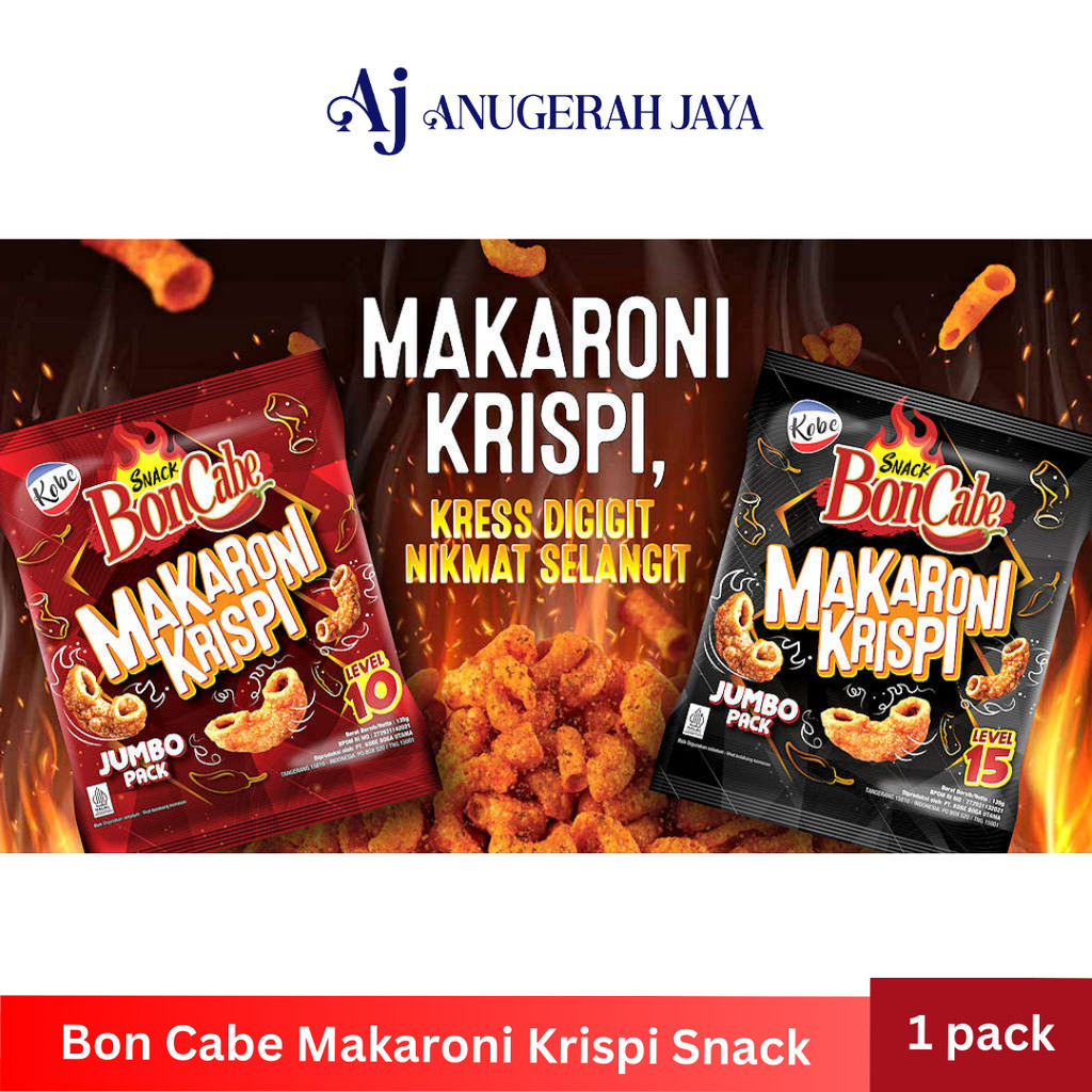 

BonCabe Makaroni Krispi snack bon cabe 1 renceng