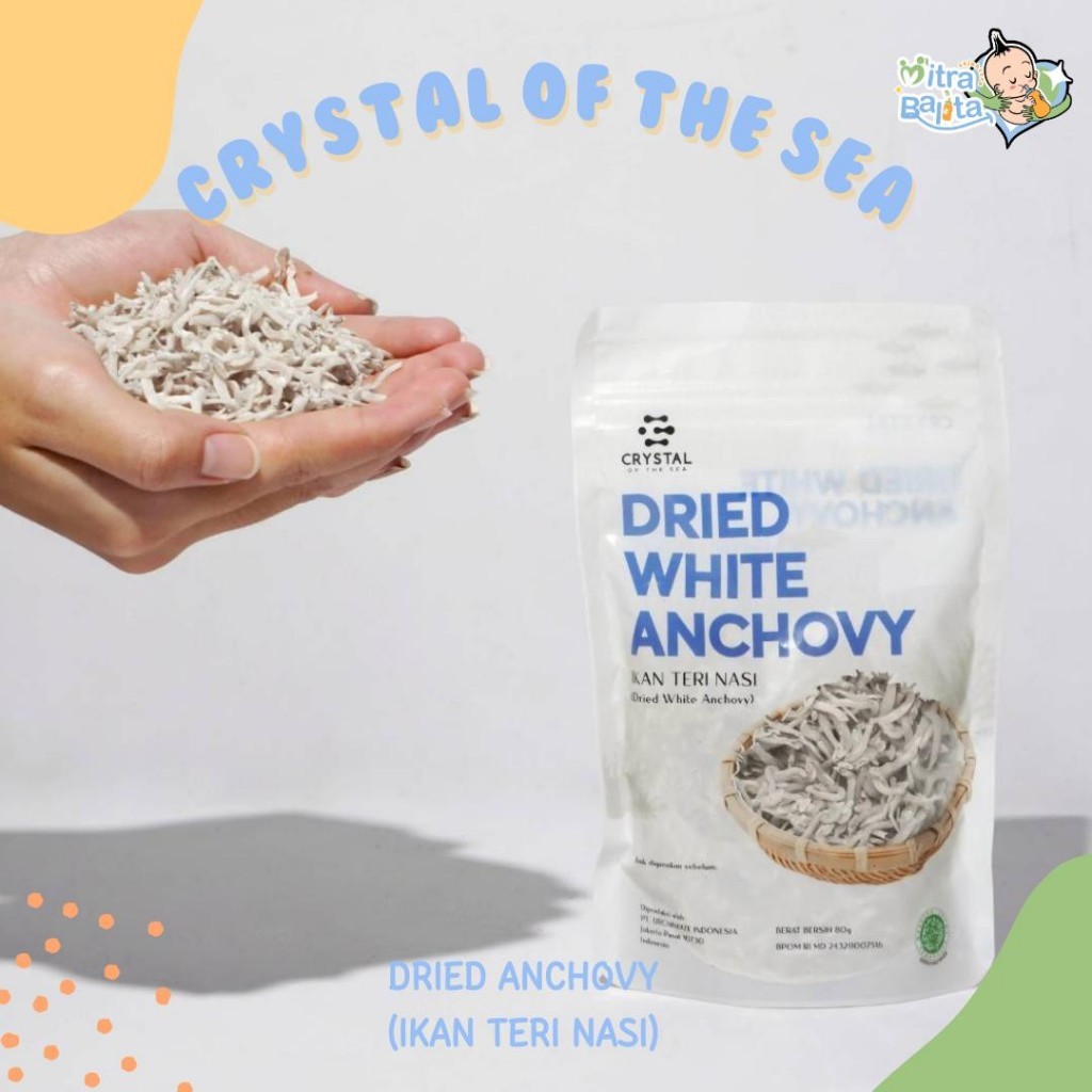 

Crystal of the Sea | Dried White Anchovy (80GR) | Ikan Teri Nasi