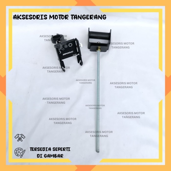 PAKET HOLDER GPS HP NINJA GSX CBR ZX25R PHONE HOLDER BG ALUMUNIUM STANG MOTOR BRAKET BRACKET BREKET 