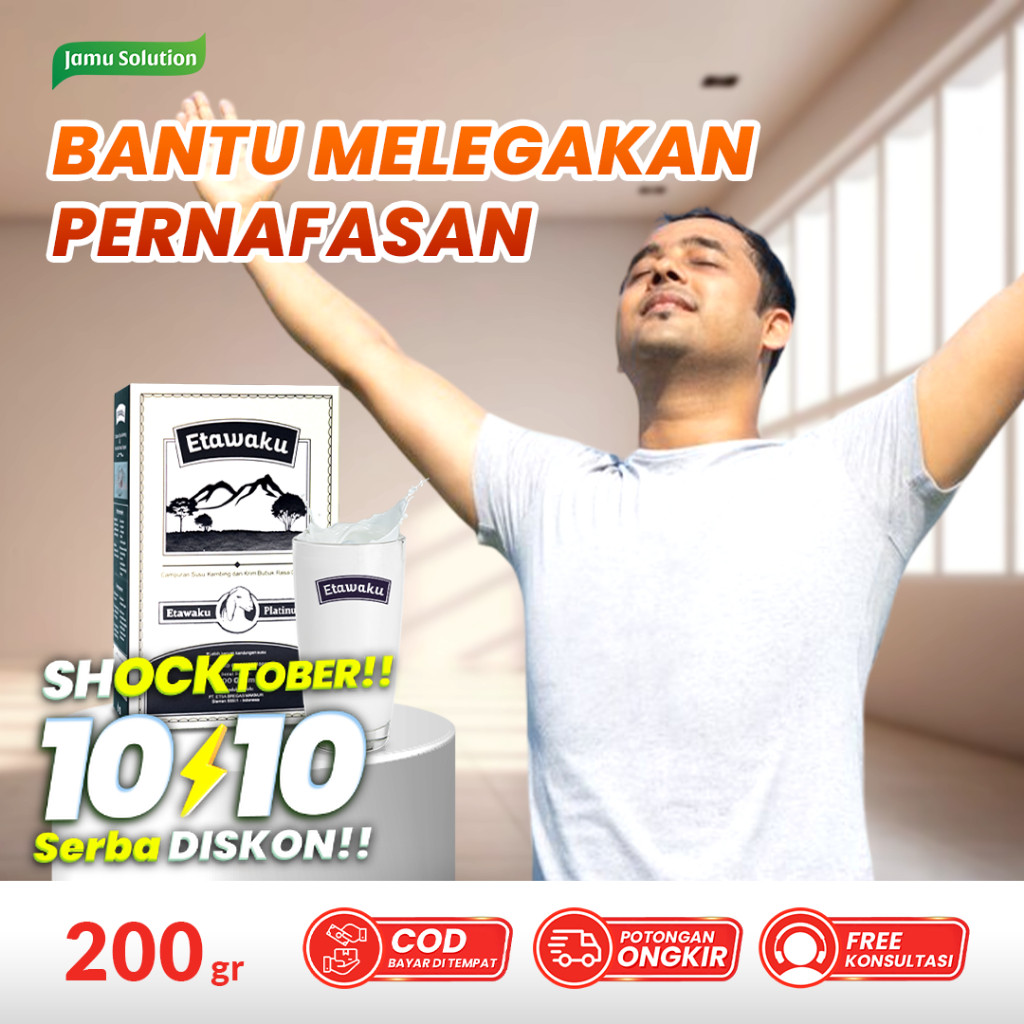 

Obat Jamu Herbal Alami Susu Kambing Etawa Pernafasan ETAWAKU Bantu Melegakan Pernafasan ORIGINAL