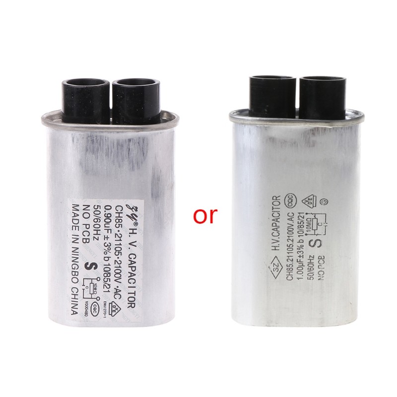 AC 2100V Microwave Oven High Voltage HV Capacitor 0.9uf 1uf Replacement Universal Whosale&Dropship