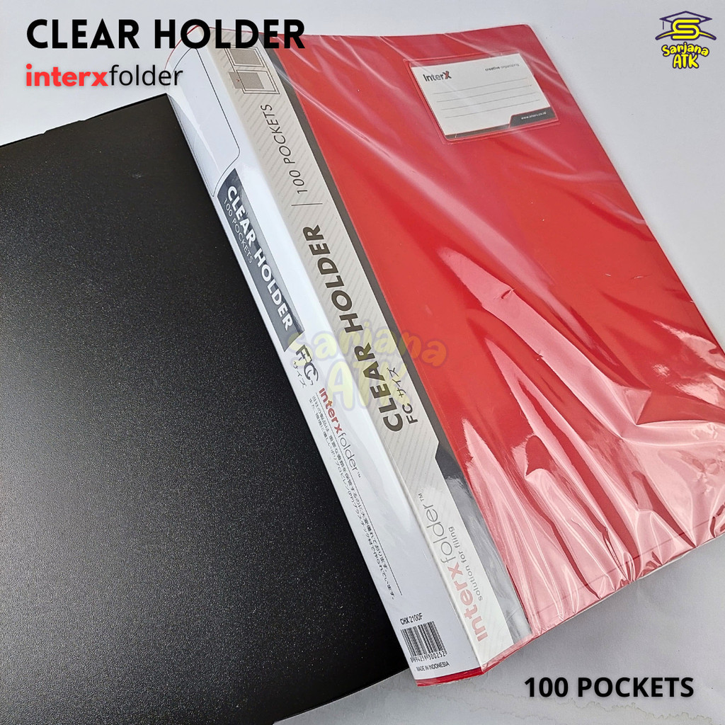 

Dokumen Holder Isi 100 Pockets Folio / Clear Holder Interxfolder CHX 2100F + Box Cover