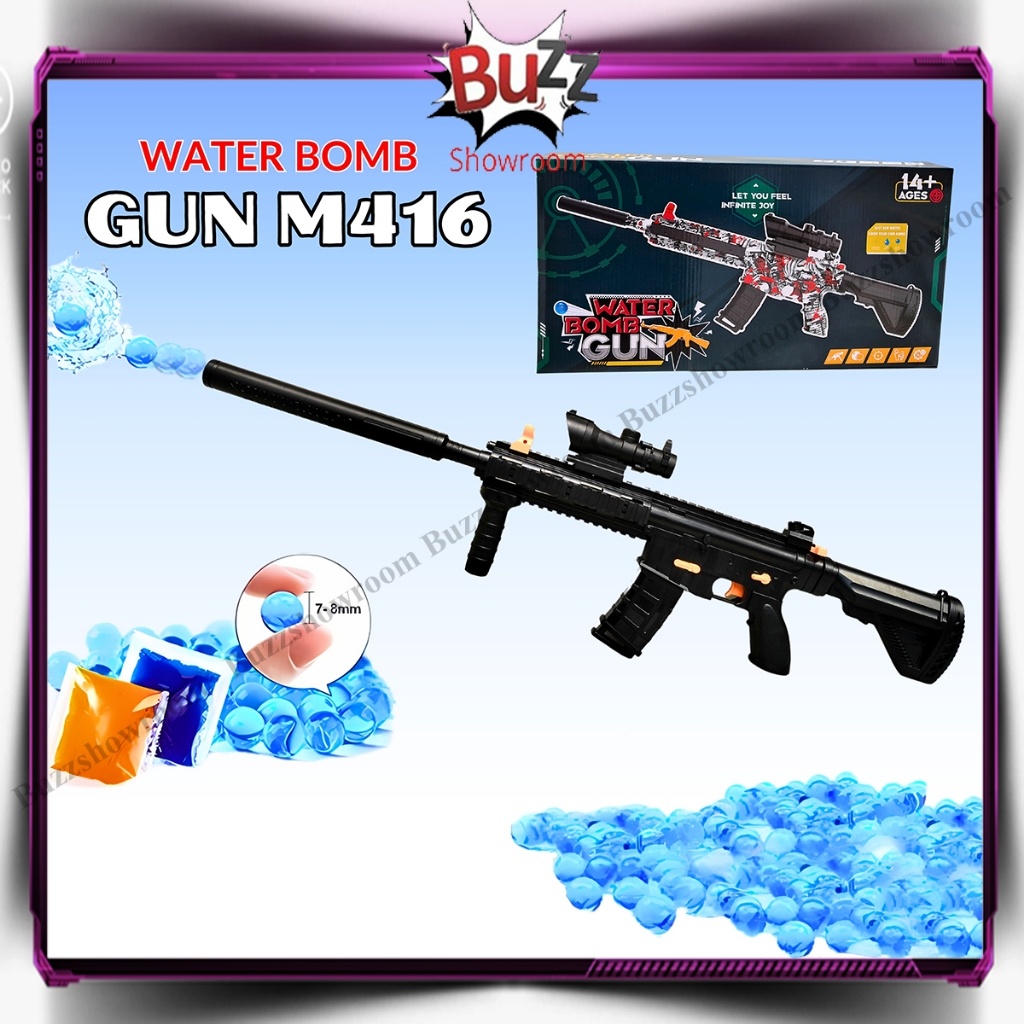 PG67HH Mainan Anak Tembakan M416 Pubg WaterGel Gun HK416 Water Gel