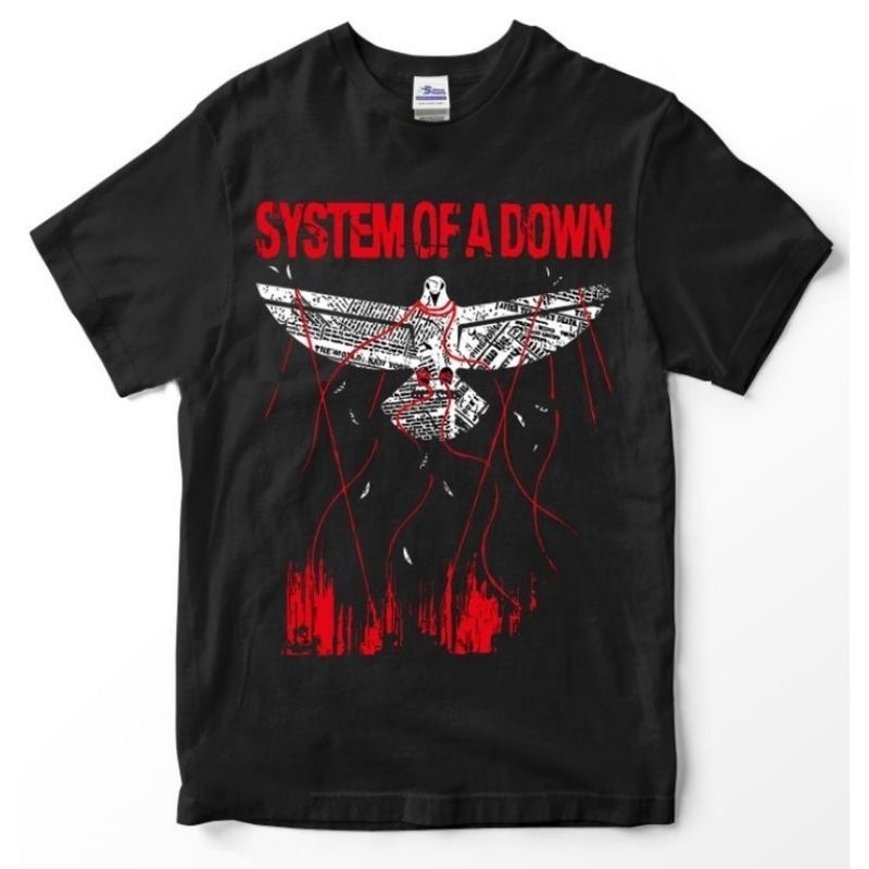 KAOS SYSTEM OF A DOWN Dove overcome Premium tshirt System of down kaos band sistem of a down byob KA