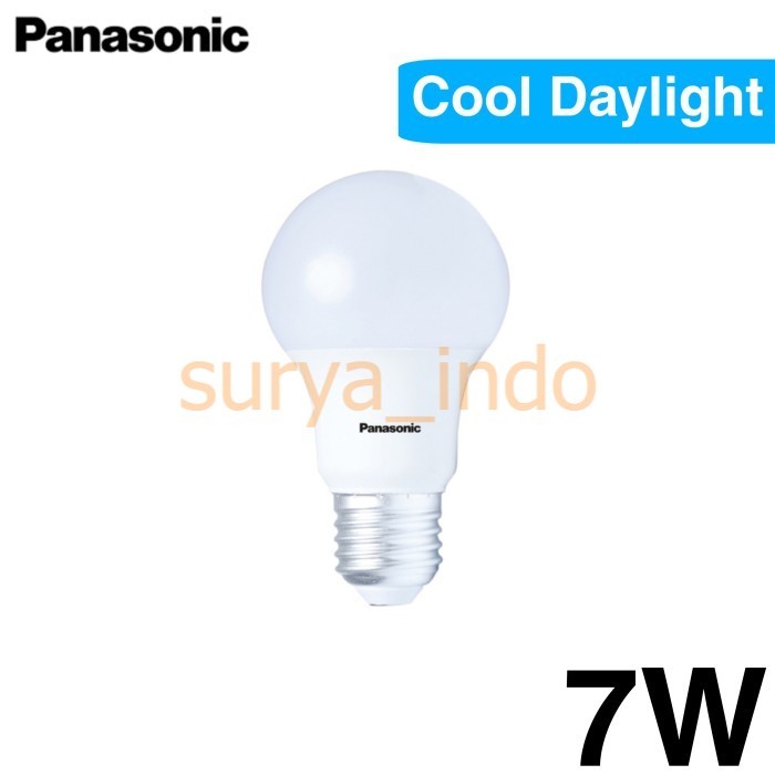 LAMPU LED 7 WATT PUTIH PANASONIC 6500K BOHLAM E27 LAMPU HEMAT ENERGI COOL DAYLIGHT