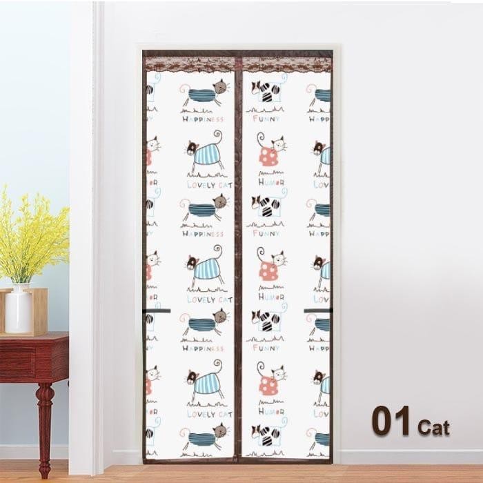 ACEH.ANL Tirai Pintu Magnet  khusus ruang AC - 90x210cm