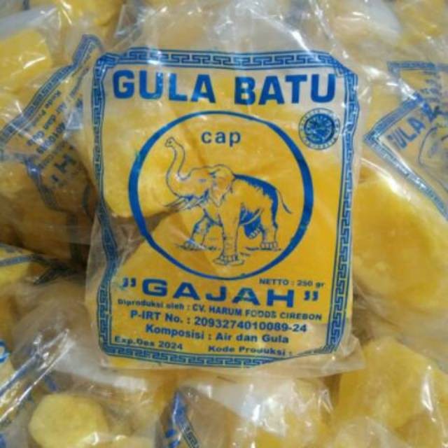 

Gula batu khas cirebon/250 Gram/gula kristal/sari tebu murnI