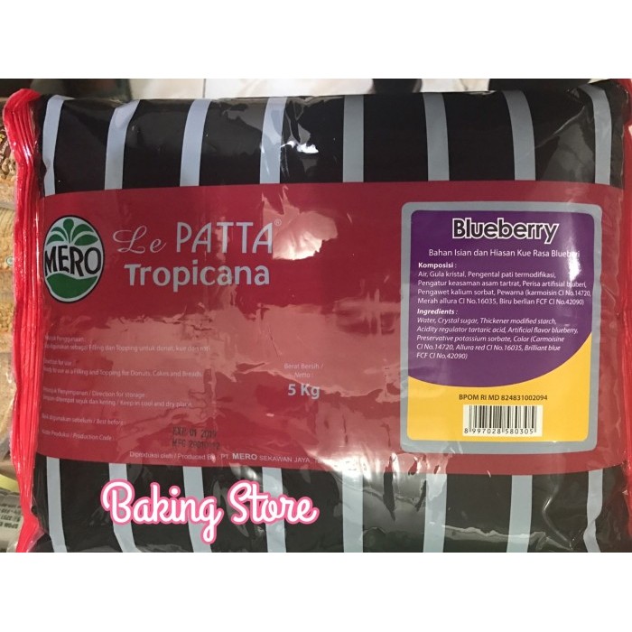 

[New]Promo Selai Blueberry Lepatta 5kg - Gosend Only!!!