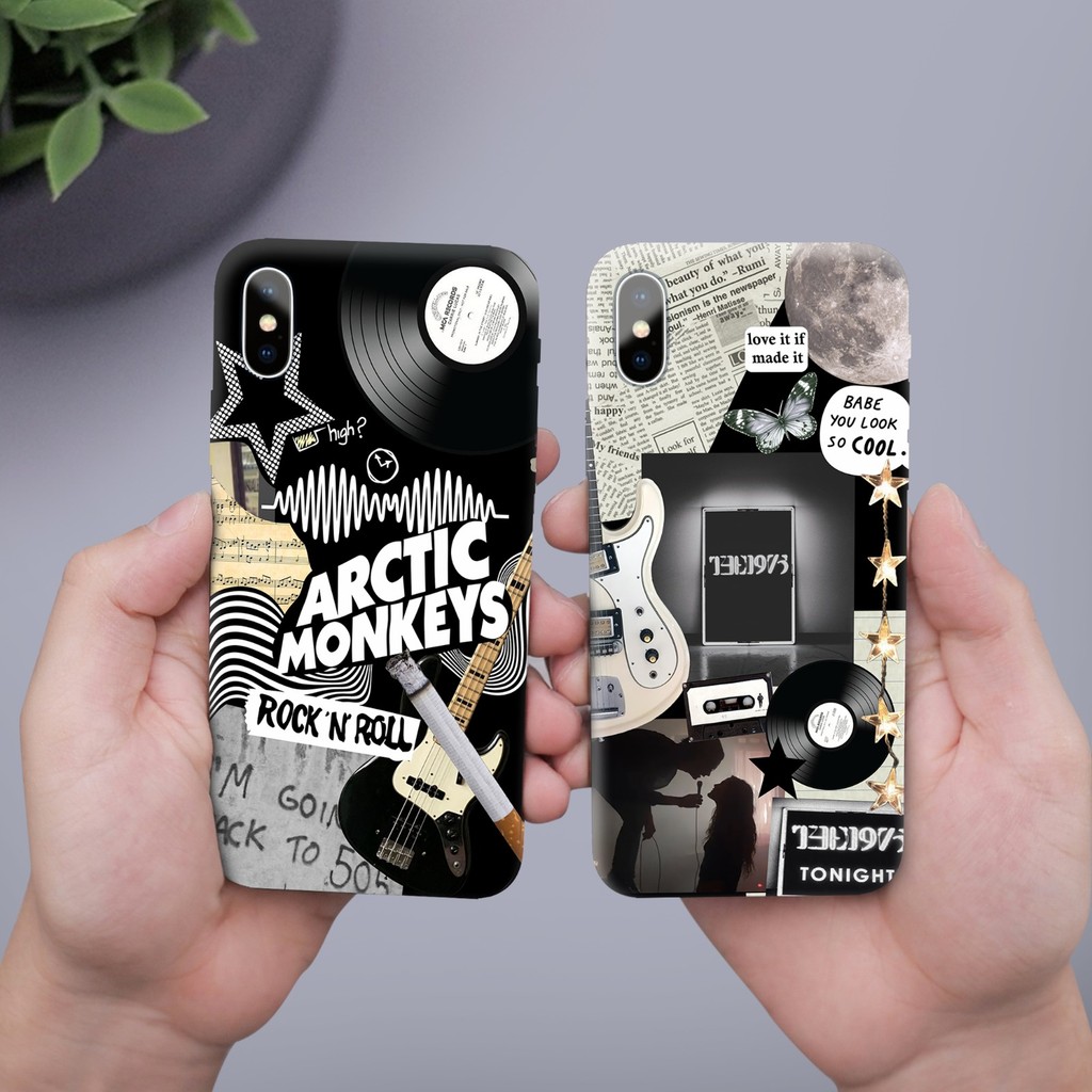 ROCK & ROLL HARDCASE FULLPRINT nokia 3 5 6 6.1 plus 5.1 one plus 5t moto m lg g5 g6 v30 k8 g7 g3 v10
