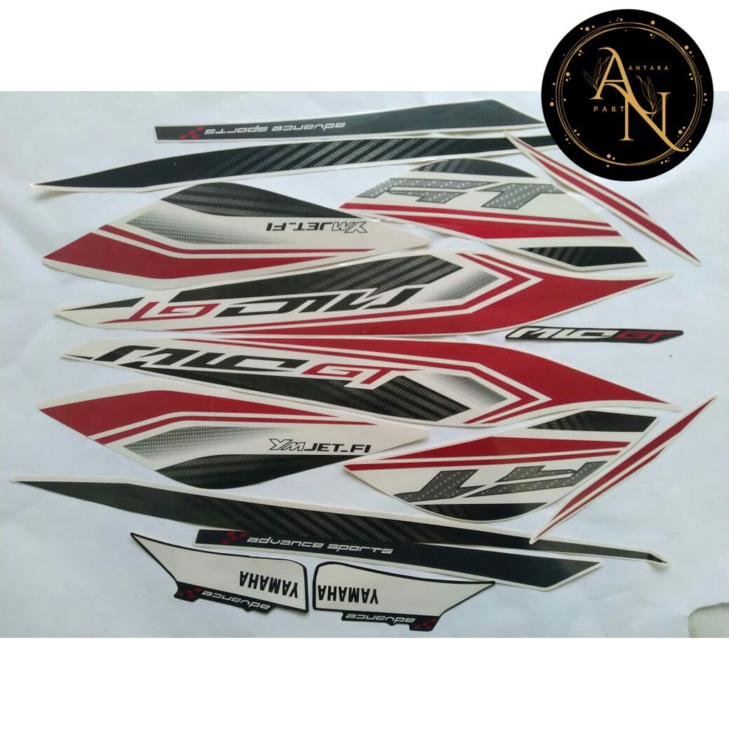 Stripping Stiker Lis Let Polet Pleret Warna stiker striping yamaha mio gt 2013 putih Bagus