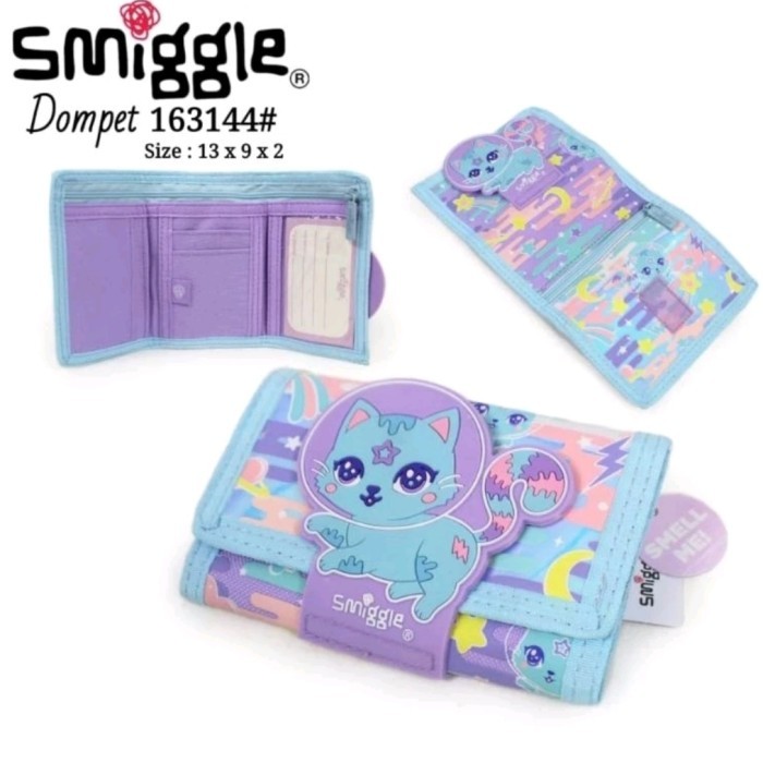 Smiggle Kitty Faraway Blue Shoulder Bag, Wallet, Backpack, Lunch Bag - pouch blue