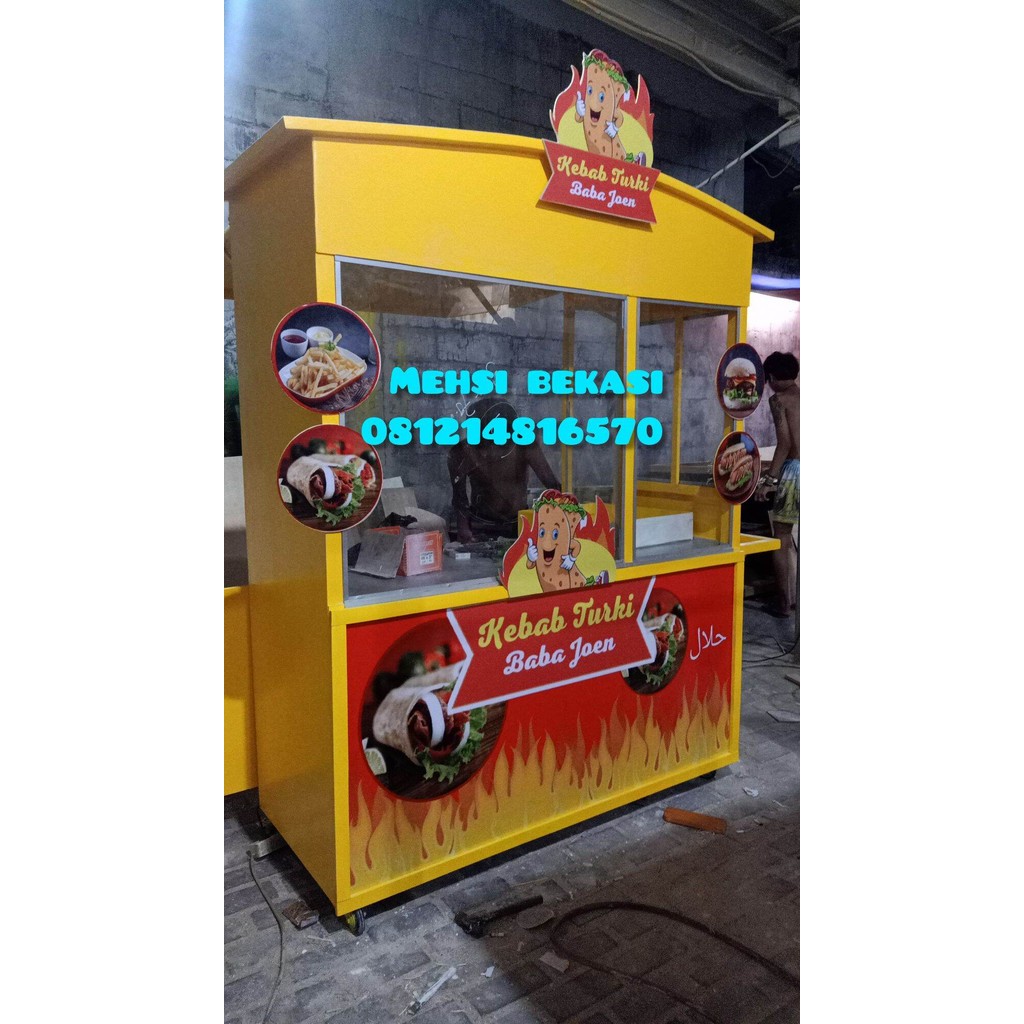 Gerobak kebab modern