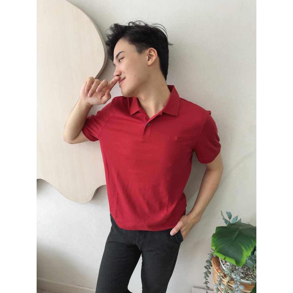 calvin klein men Polo Red