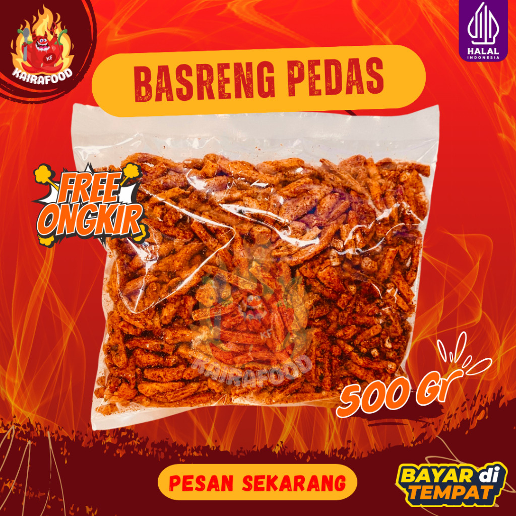 

500 gr BASRENG PEDAS DAUN JERUK | BAKSO ORIGINAL DAUN JERUK
