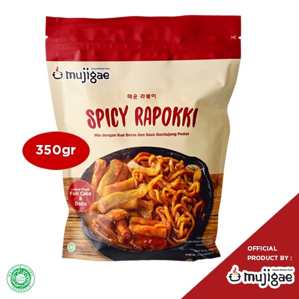 

Mujigae by Wonhae Spicy Rapokki - Ramen Topokki 350 gr