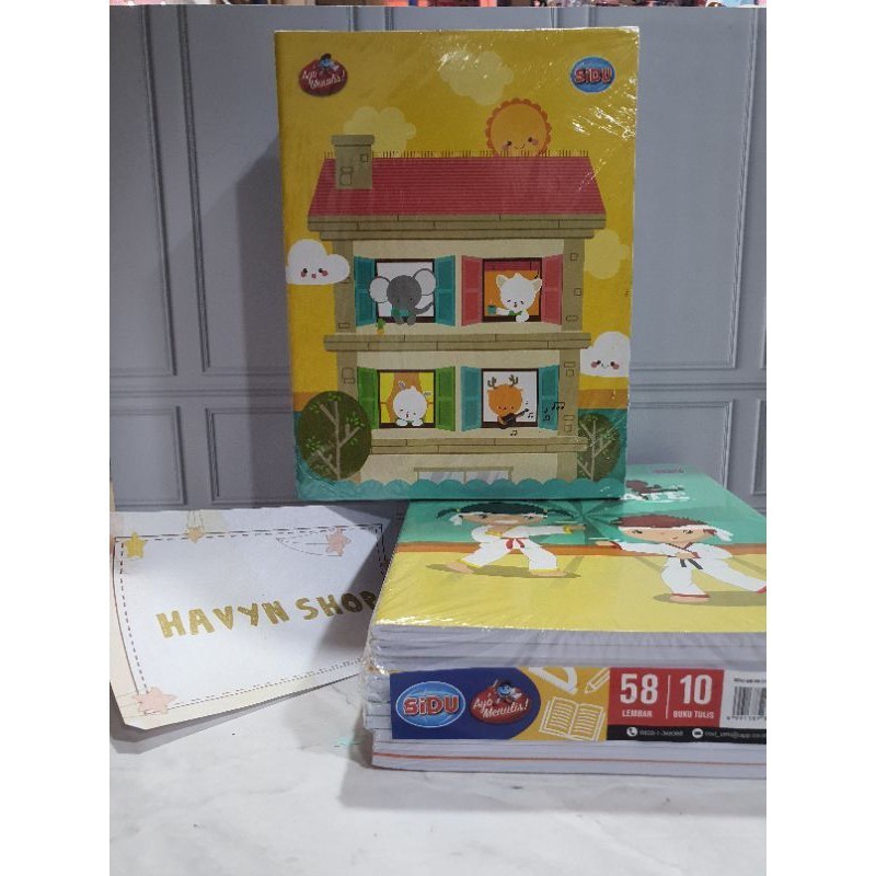 

JAMIN MURAH !!!(10pc) Buku Tulis Sinar Dunia SIDU isi 58 lembar/buku tulis(BISA LANGSUNG ORDER)