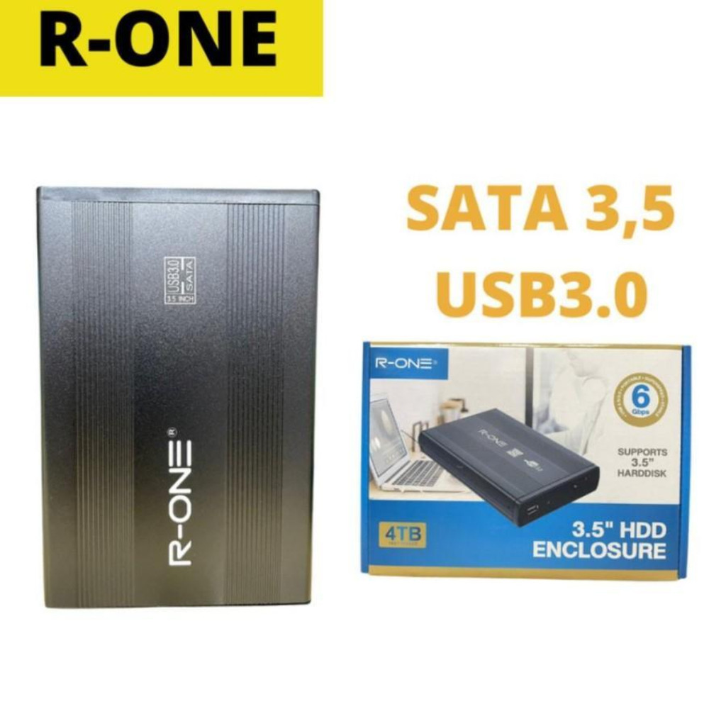 R-ONE Enclosure Sata 3,5 INCH USB 3.0 / Casing HDD
