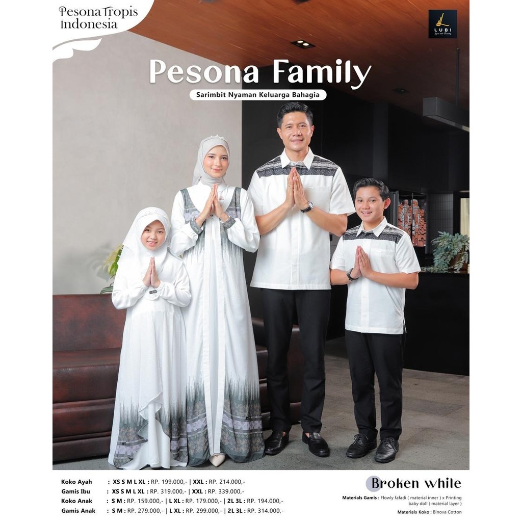 LUBI PESONA TROPIS FAMILY SERIES SARIMBIT SALE KELUARGA TERBARU 2025