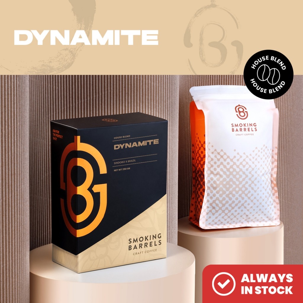 

Dynamite Blend (Biji Kopi Arabika - Espresso Roast) - SB Craft Coffee