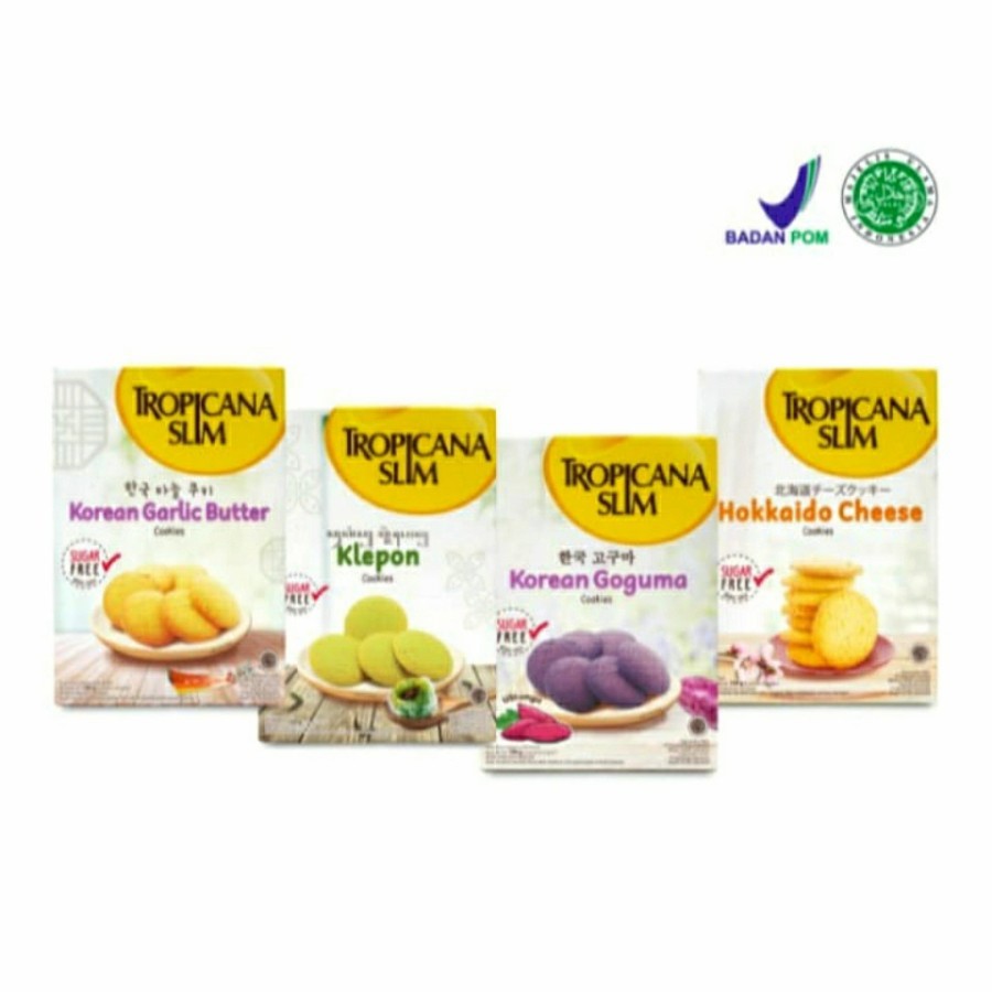 

Tropicana Slim Cookies SEHAT 100gr Isi 5 Sachet - SUGAR FREE Diet Diabetes