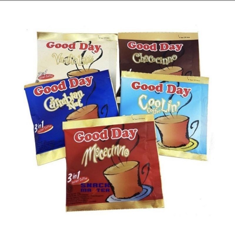 

Kopi Good Day Renceng 1 Renceng 10 pc @20 gram Kopi Yang Dapat Dinikmati Dalam Keadaan Panas Ataupun Dingin