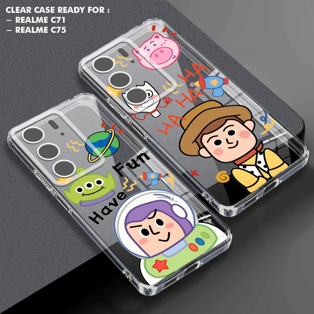 Sizora Case Hp Bening Ready For Realme C71 Realme C75 Casing Hp GAMBAR KARTUN - KT35