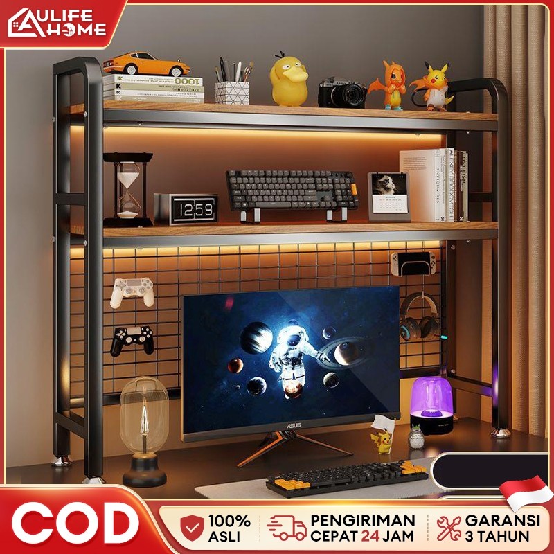 

Rak Buku Desktop Rak Desktop Serbaguna Meja Computer Rak RakBuku Meja Dinding Rak Polaroid Desk Organizer