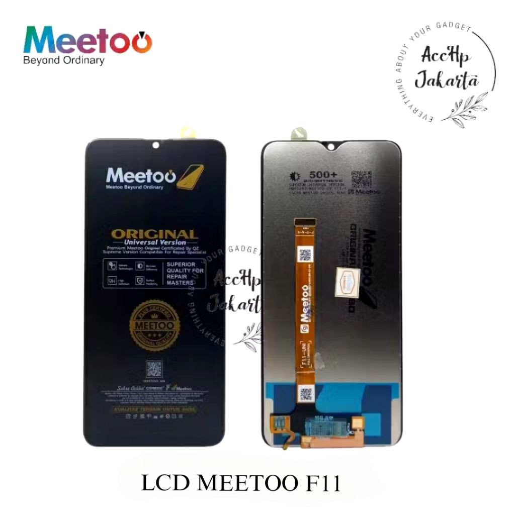 LCD Touchscreen F11 Meetoo Black Original Lcd Meetoo Black Original
