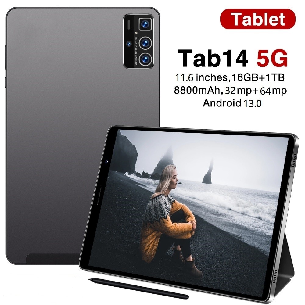 COD Baru Tablet Android 13 Pad 11.6inch 5G samsung gaIaxy Tab 14 Tablet Anak Murah Keyboard gratis S