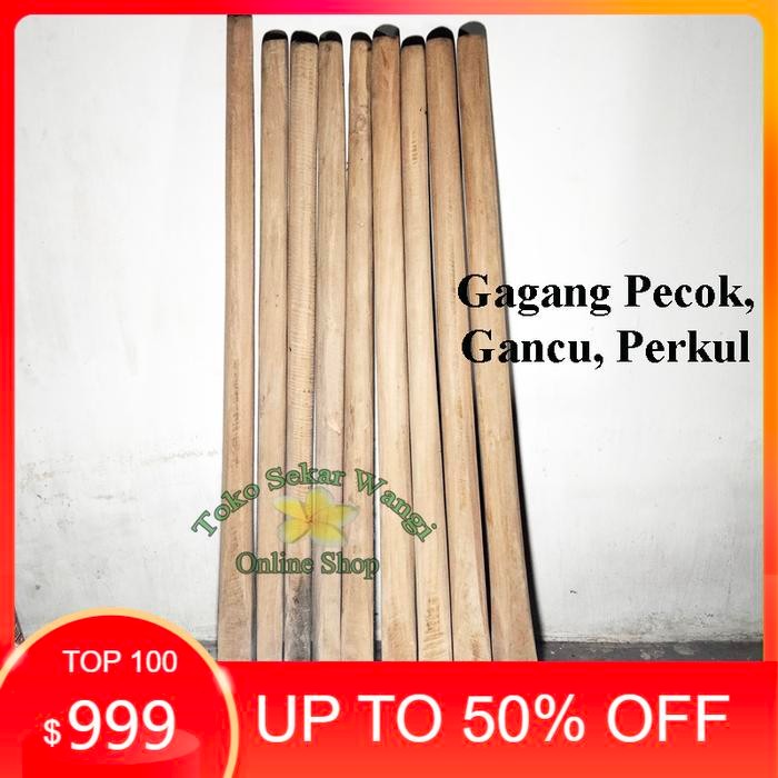 Gagang Pecok / Doran Perkul Pacul Ganco Panjang 90 cm AN10