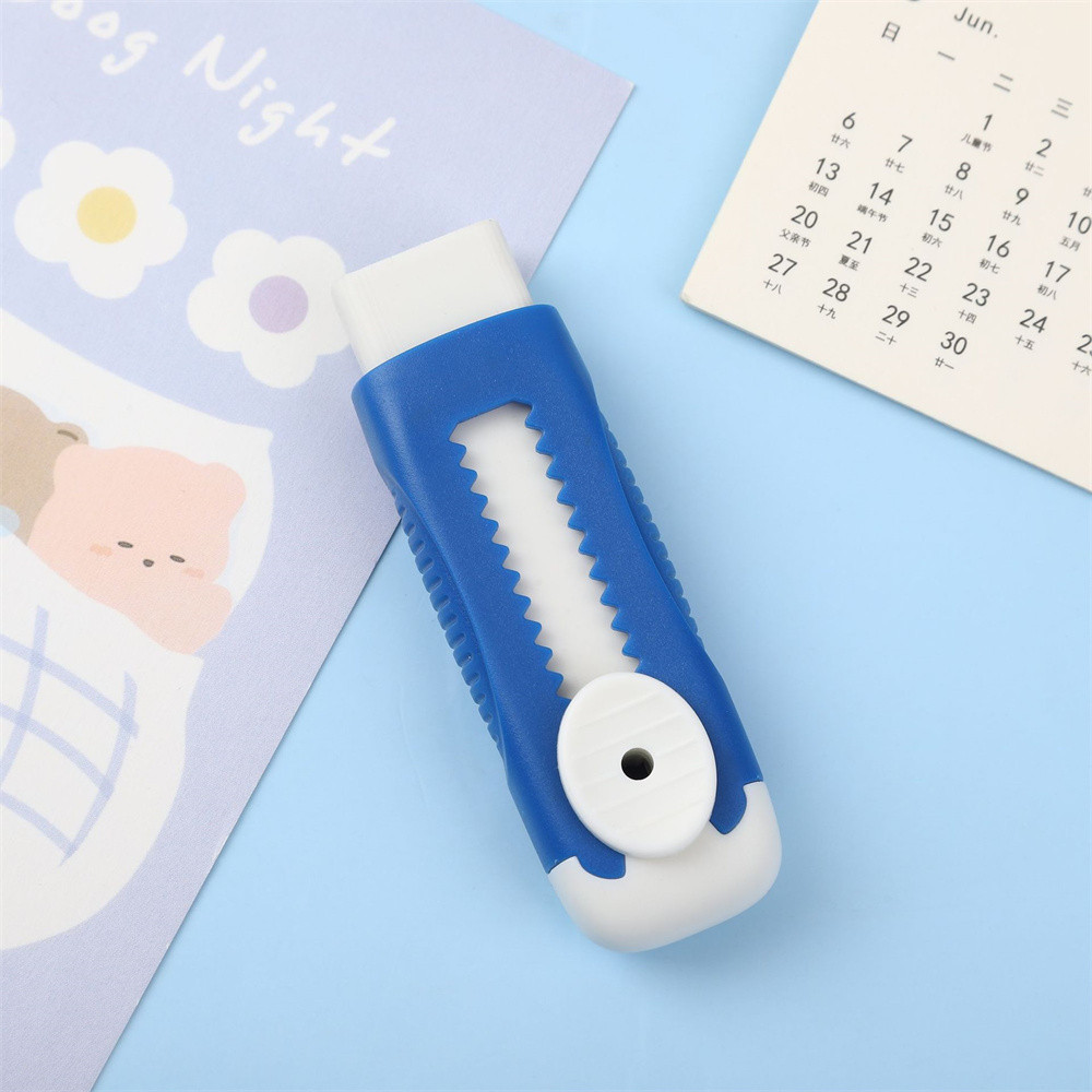 

2B White PVC Eraser Clean and Mess Free Student Exam Office Sketch Soft Eraser Drawing Rubber Cute Stationary School Supplies