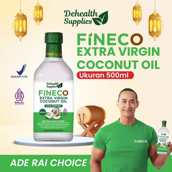 

Dehealth Supplies FINECO /EXTRA VIRGIN COCONUT OIL 500ml ( Botol Kaca )