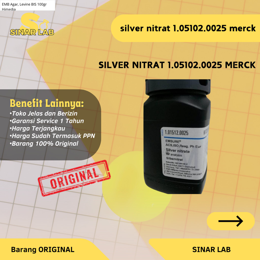 Silver Nitrat 1.01512.0025 Merck