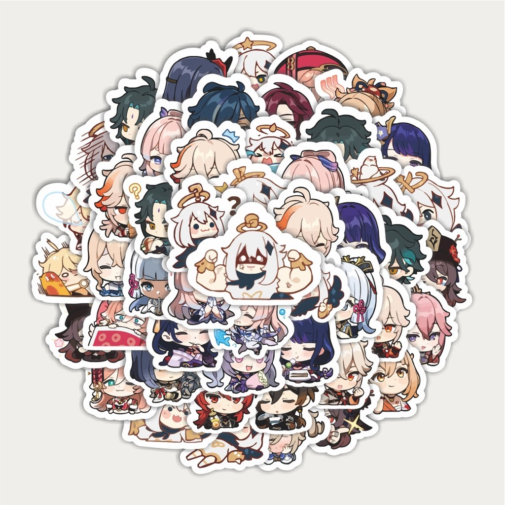 

Sticker Pack Sticker Anime Game Genshin Impact Sticker | Sticker TUMBLR | Stiker LAPTOP KOPER HELM