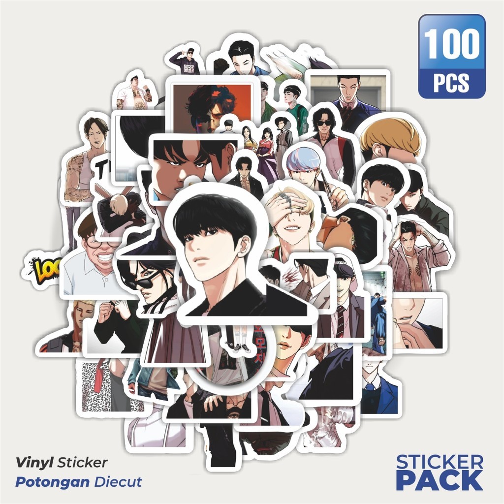 

Stiker Vinyl Stiker Webtoon Lookism Stiker Waterproof Aesthetic- Untuk Laptop, Motor, dan Helm - Paper Stationery Pack
