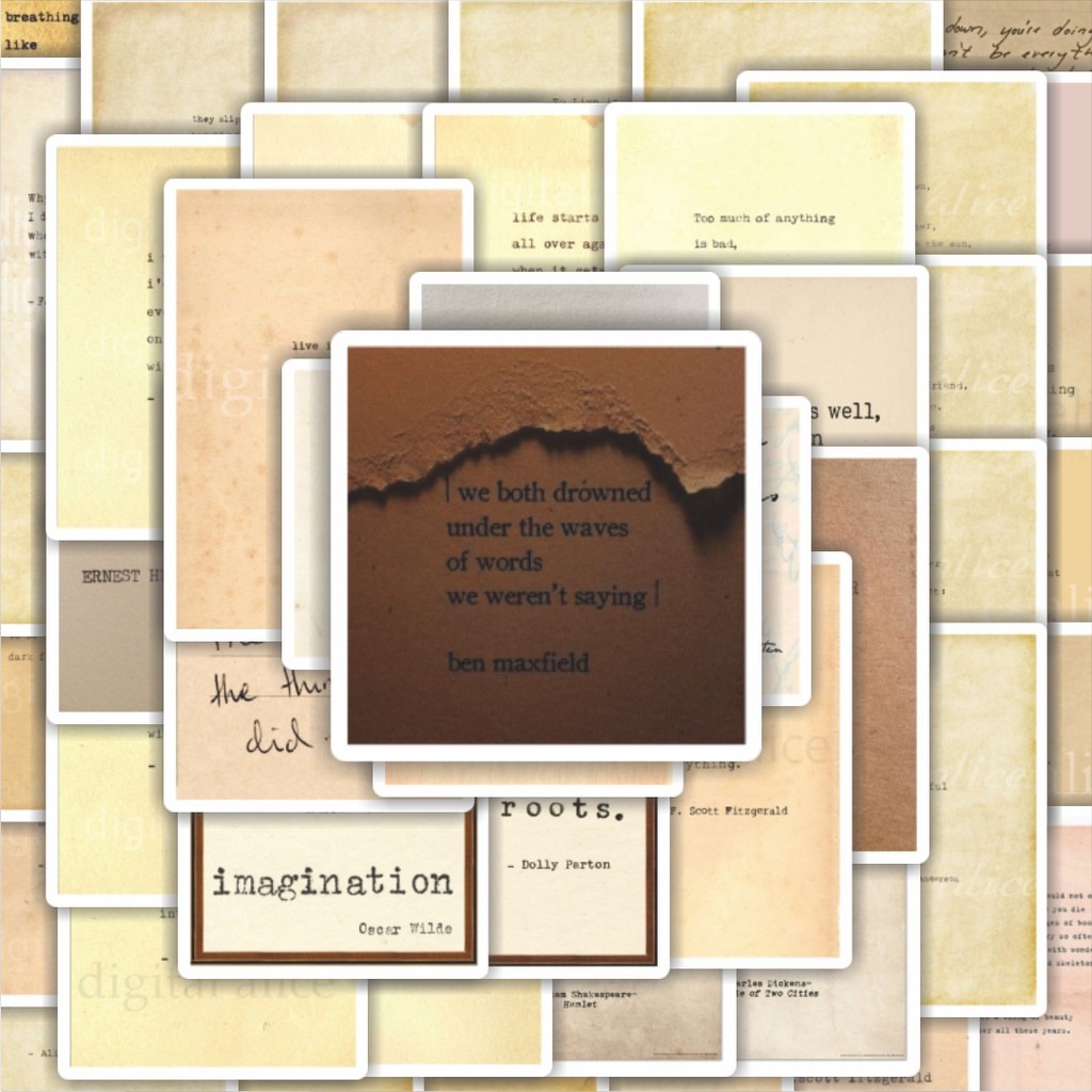 

100PCS Lucu Stiker Retro Theme Quotes [Kutipan Tema Retro] Stiker Aesthetic Stiker Anti Air Stikers Berperekat Waterproof sticker decal buat Motor Helm Buku Journal Koper Casing HP Laptop Botol Minum Hadiah anak