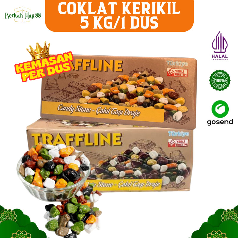 

Coklat Kerikil 1 Dus 5 kg Fanatik Parneo Ralfy 5kg Turki Stone Oleh Oleh Haji dan Umroh