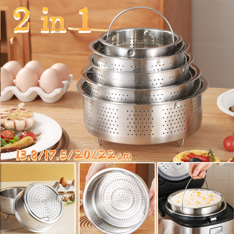 Tatakan Kukusan Nasi Stainless Tebal Keranjang / Tatakan Klakat Kukus Nasi Keranjang Kukus Kelakat L