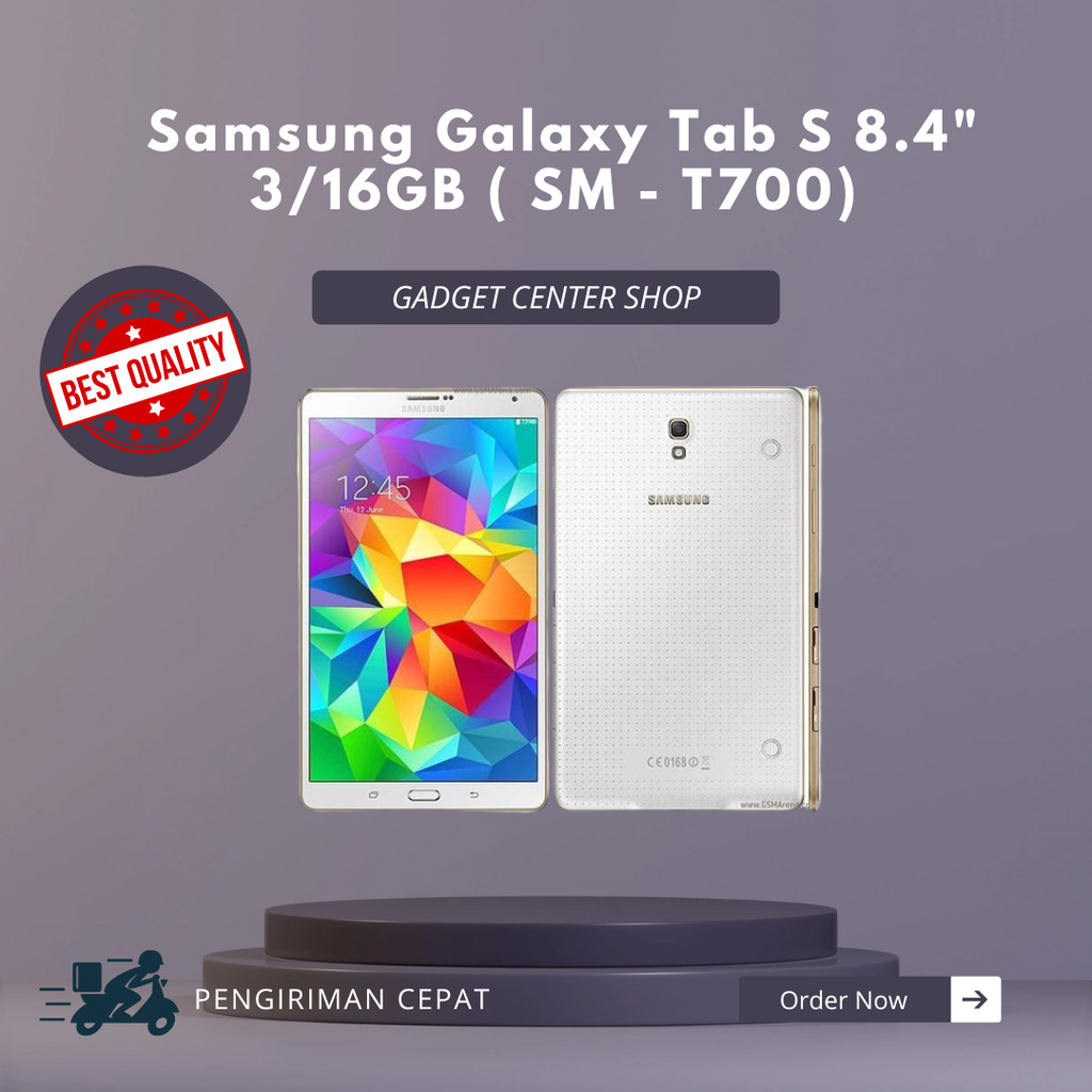 Samsung Galaxy Tab S 8.4" 3/16GB ( SM - T700) Second Wifi Only | GADGET CENTER